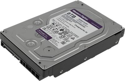 Жесткий диск WD Purple Pro WD8001PURP, 8ТБ, HDD, SATA III, 3.5