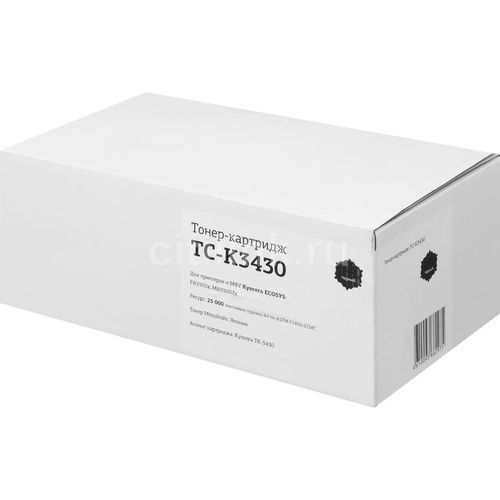 Картридж T2 TC-K3430, TK-3430, черный