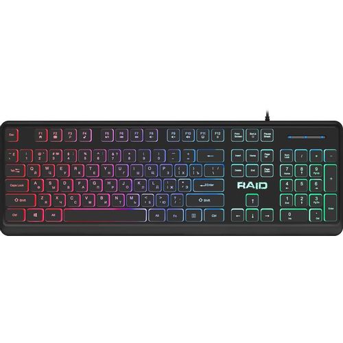 Клавиатура Defender Raid GK-778DL, проводная, USB, мембранная, черный [45778]