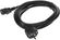 Изображение товара Кабель питания PREMIER 5-280L,  IEC C13 (прямой) -  Евровилка (угловой),  круглое,  3м,  Bulk,  черный [5-280l(0.75) 3.0]