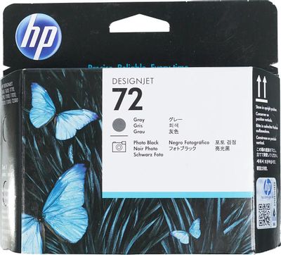 Аксессуары для печатающая головка HP 72 C9380A фото черный/серый для HP ...