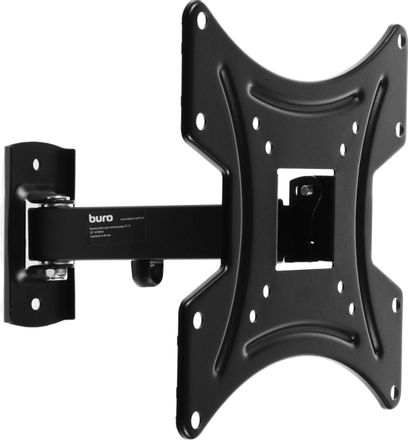 Кронштейн для телевизора Buro FL1S, 20-48", настенный, поворот и наклон,  черный [bm15a72ts2]