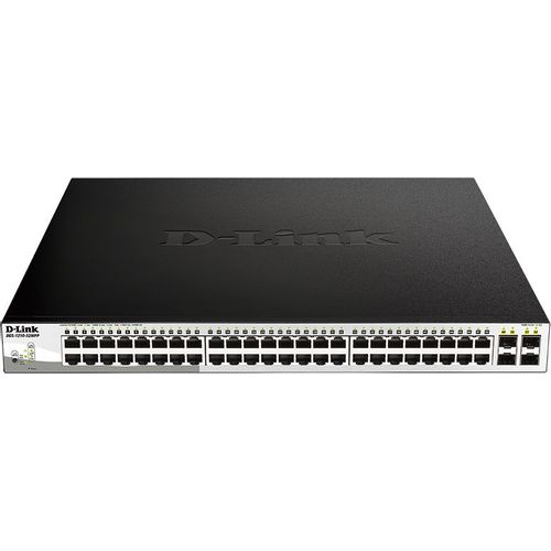 Коммутатор D-Link DGS-1210-52MPP/E2A, управляемый