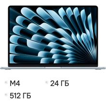 Изображение товара Ноутбук Apple MacBook Air A3241 15.3" 2025 года голубой