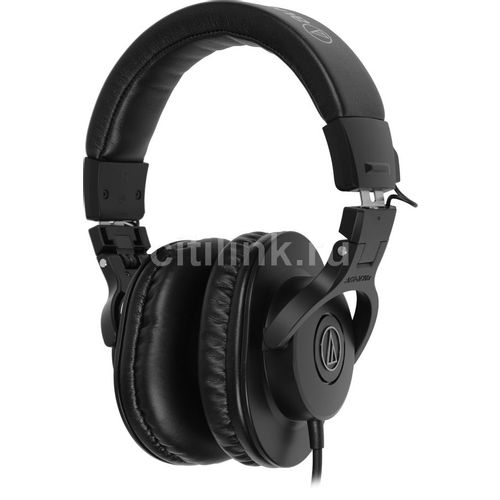 Наушники Audio-Technica ATH-M30X, 3.5 мм, мониторные, черный [15116965]