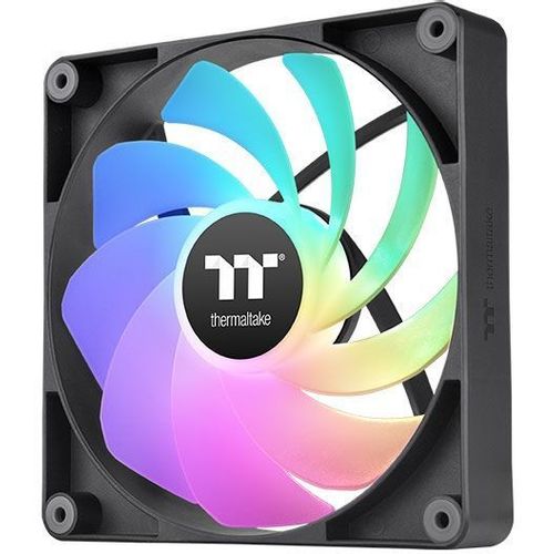 Вентилятор Thermaltake CT140 Sync Reverse, 2шт, 140мм, 4-pin, 1800об/мин, 32.8 дБ, ARGB, черный, Ret [cl-f174-pl14sw-a]