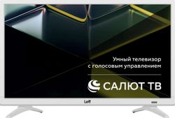Изображение товара 24" Телевизор LEFF 24H691T HD, СМАРТ ТВ, Салют ТВ, белый Изображение товара 24" Телевизор LEFF 24H691T HD, СМАРТ ТВ, Салют ТВ, белый