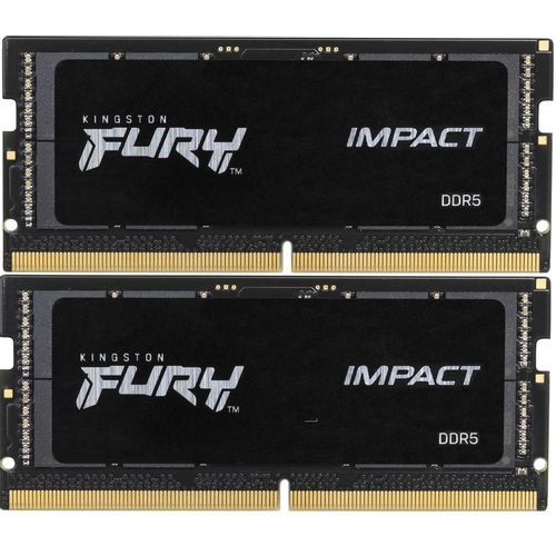 Оперативная память Kingston Fury Impact KF548S38IBK2-16 DDR5 - 2x 8ГБ 4800МГц, для ноутбуков (SO-DIMM), Ret