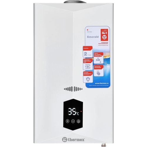Водонагреватель проточный Thermex Emerald E 22 MD, газовый [эдэб02622]