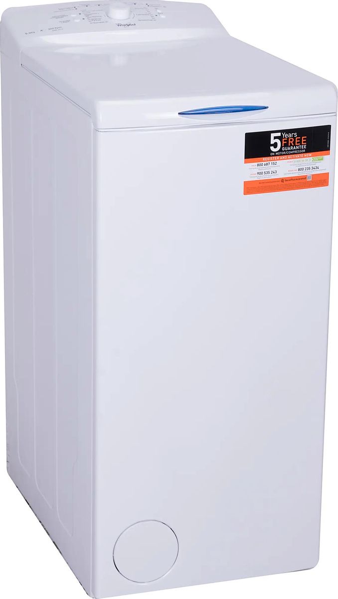 Стиральная машина Whirlpool Top Loader AWE 2215, с вертикальной загрузкой,  5.5кг, 800об/мин(плохая упаковка) – купить в Ситилинк | 351598