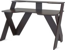 Изображение товара Игровой стол Сокол КСТ-118 из ЛДСП венге с полкой для монитора