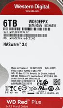Жесткий диск WD Red Plus WD60EFPX,  6ТБ