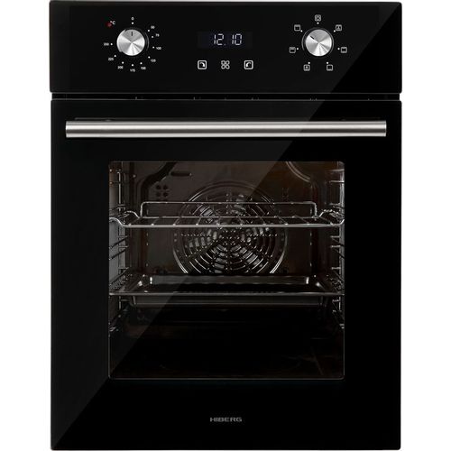 Духовой шкаф электрический HIBERG VM 4260 B, 50л, дверца с 2 стеклами, черный