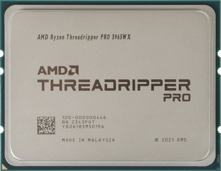 Процессор AMD Ryzen Threadripper 5965WX, sWRX8,  OEM [100-000000446]