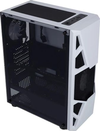 Корпус ATX Formula CL-3303W RGB, Midi-Tower, без БП, белый