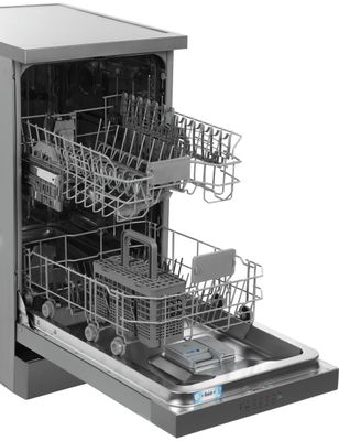 Посудомоечная машина Indesit DFS 1C67 S, узкая, напольная, 44.8см ...