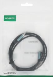 Кабель аудио UGREEN AV112,  Jack 3.5 (m) -  Jack 3.5 (m),  1м