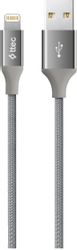 Кабель TTEC 2DK16UG, Lightning (m) - USB (m), 1.2м, серый космос