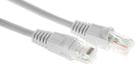 Патч-корд KINGPRICE KP-PC-c5e-0.5m-g литой (molded), UTP, кат.5E, 0.5м, 4 пары, 26AWG, алюминий омедненный, многожильный, серый