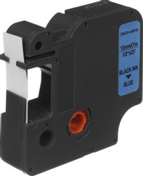 Картридж Cactus CS-D1-45016, 12мм, черный шрифт, синий фон, 7м
