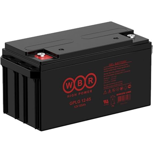 Аккумуляторная батарея WBR GPLG12-65 для ИБП, 12В, 65Ач [gplg12-65 wbr]