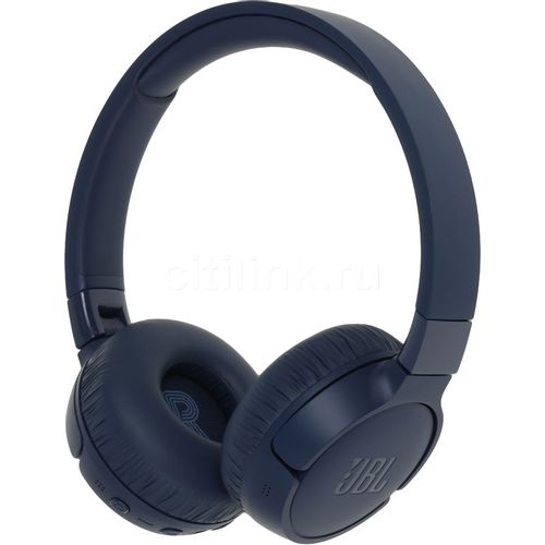 Наушники JBL Tune 670NC, Bluetooth, накладные, синий [jblt670ncblucn]