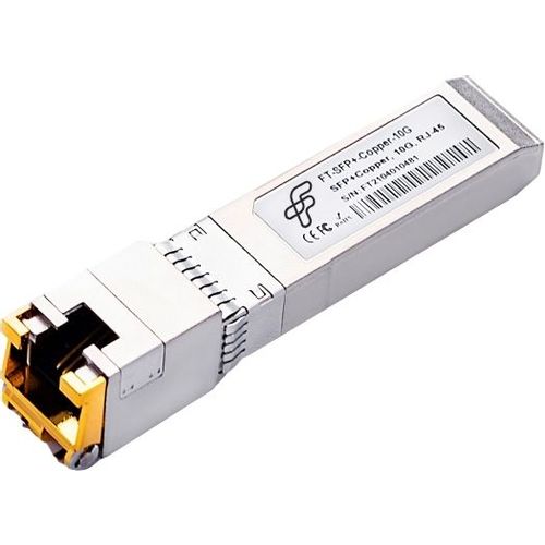 Трансивер FUTURE TECHNOLOGIES FT-SFP+-COPPER-10G, SFP+, RJ-45, 10 Гбит/с, до 0.03км