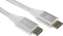 Изображение товара Кабель HDMI 2.1 3м позолоченные контакты серебристый CACTUS CS-HDMI.2.1-3