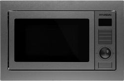 Встраиваемая микроволновая печь Hyundai HBW 2544 IX, 25л, 900Вт, серебристый