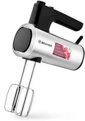Миксер BRAYER BR1306,  серебристый и черный
