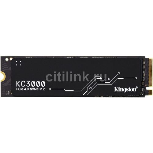 512ГБ SSD накопитель Kingston KC3000 SKC3000S/512G M.2 2280, PCIe 4.0 x4, NVMe, M.2