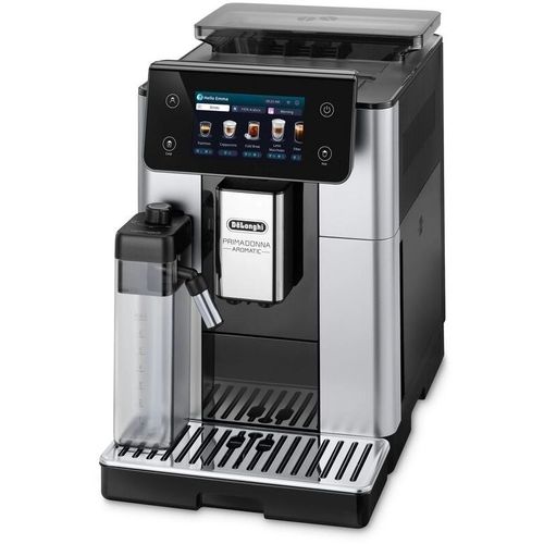 Кофемашина автоматическая DeLonghi Primadonna Aromatic ECAM630.55.SM, 19Бар, с автоматическим капучинатором, черный/серебристый