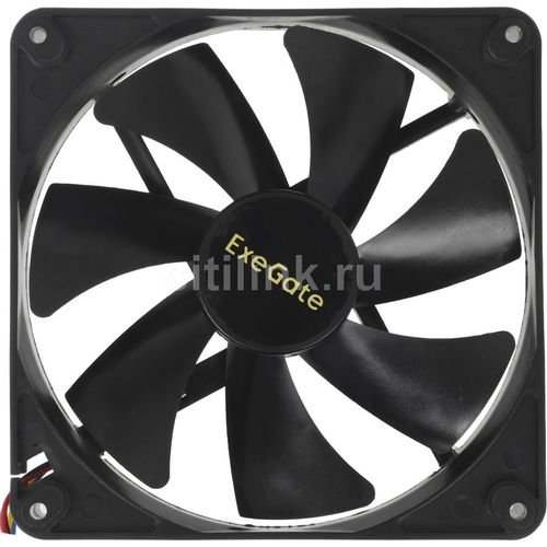 Вентилятор EXEGATE EX288929RUS 140мм, 4-pin, 1200об/мин, 28 дБ, черный, Bulk — цена и наличие Вентилятор EXEGATE EX288929RUS 140мм, 4-pin, 1200об/мин, 28 дБ, черный, Bulk