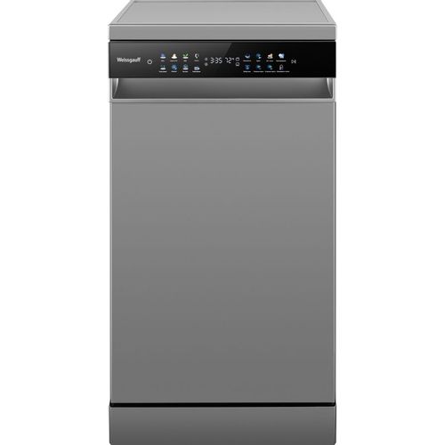 Посудомоечная машина WEISSGAUFF DW 4539 Inverter Touch AutoOpen Inox, узкая, напольная, 44.8см, загрузка 10 комплектов…
