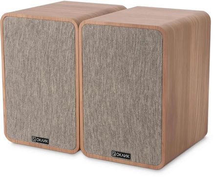 Колонки Bluetooth Oklick OK-417A, 2.0, светлое дерево