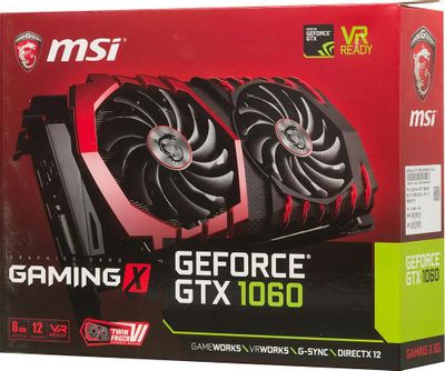 Характеристики Видеокарта MSI NVIDIA GeForce GTX 1060 GeForce GTX