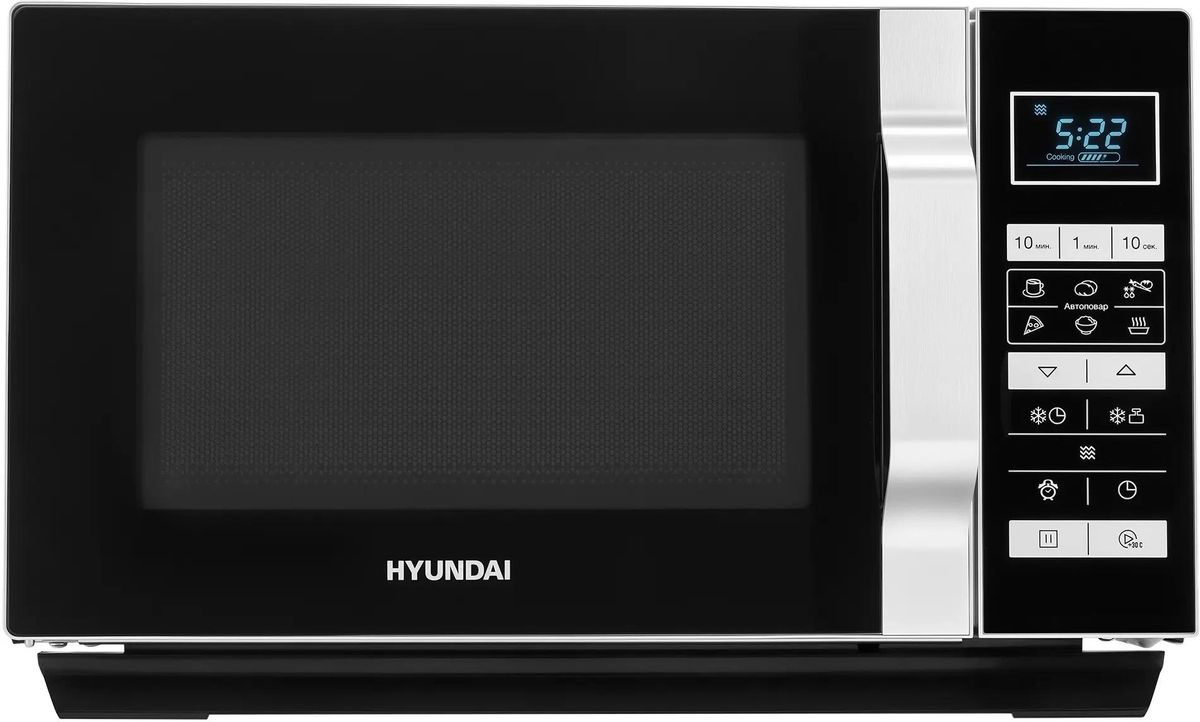 Микроволновая печь Hyundai HYM-D3044 черный/серебристый, 23 л, 900 Вт, переключатели - электронное, фото12