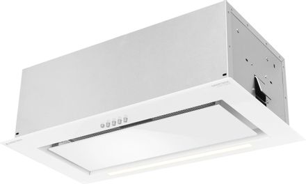 Встраиваемая вытяжка MEFERI Power SMARTBOX60WH Glass, управление кнопочное, белый [smartbox60wh glass power]