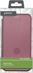 Чехол (флип-кейс) PERO WM-0572-BY, для Infinix Hot 50, бордовый