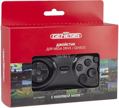 Геймпад RETRO GENESIS 16 Bit для Sega, черный – купить в Ситилинк | 1502314