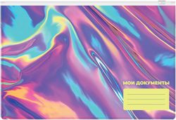 Папка на молнии Silwerhof Oil A5+, ПВХ, 0.25мм