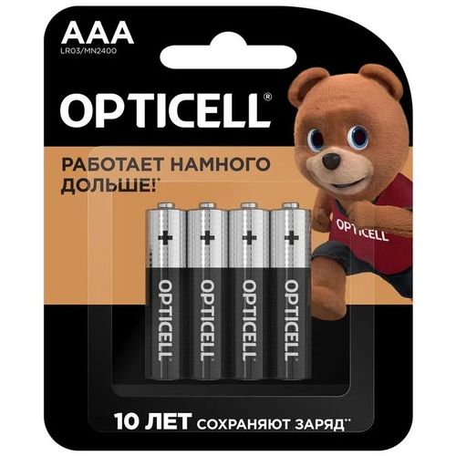 AAA Батарейка OPTICELL Basic LR03, 4 шт.