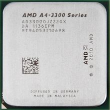 Процессор AMD A4 3300, SocketFM1, OEM [ad3300ojz22gx] – купить в ...