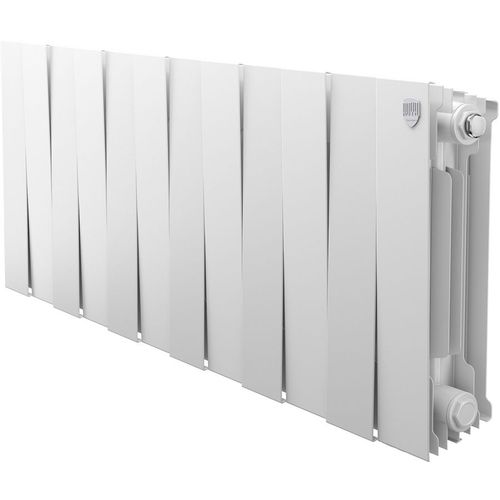 Радиатор биметаллический ROYAL THERMO PianoForte 300, 12 секций, боковое подключение, белый