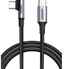 Изображение товара Кабель UGREEN USB Type-C 2м оплетка 5A черный