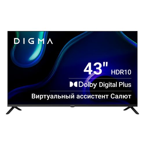 43″ Телевизор Digma DM-LED43UBB40 4K Ultra HD, СМАРТ ТВ, Салют ТВ, черный — цена и наличие 43″ Телевизор Digma DM-LED43UBB40 4K Ultra HD, СМАРТ ТВ, Салют ТВ, черный