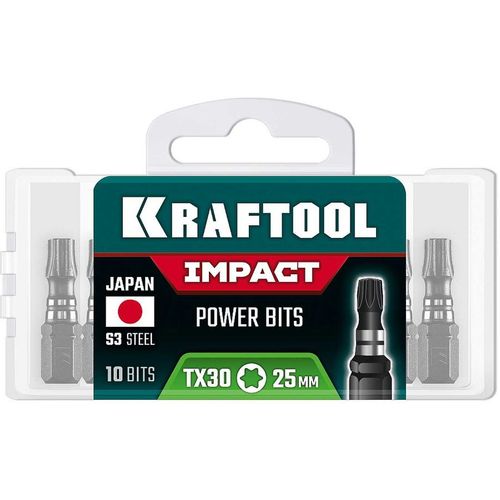 Набор бит Kraftool 26195-30-25-S10, 10шт