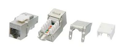 Модуль Hyperline (KJ9-8P8C-C5E-90-SH-F-WH) информ. KeystoneRJ45 кат.5E ...