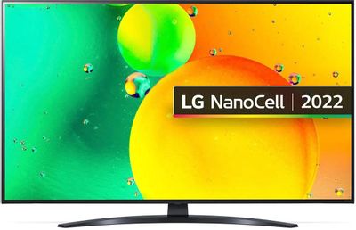 65" Телевизор LG 65NANO766QA.ARUB, NanoCell, 4K Ultra HD, синяя сажа ...