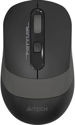 Мышь проводная A4TECH Fstyler FM10S, оптическая, USB, 1600dpi, черный и серый [fm10s usb grey]